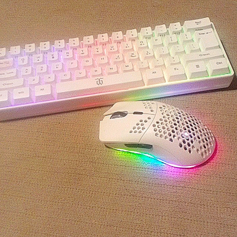 Wireless gaming keyboard and mouse